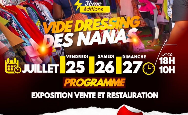 Libreville : La 3ᵉ édition du “Vide-Dressing des Nanas” se tiendra du 25 au 27 juillet à Ondogo