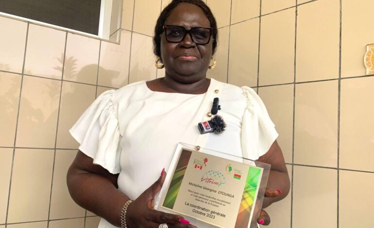 Leadership féminin : Micheline Georgina OTOUNGA, ambassadrice du Gabon, à l’honneur au Burkina Faso