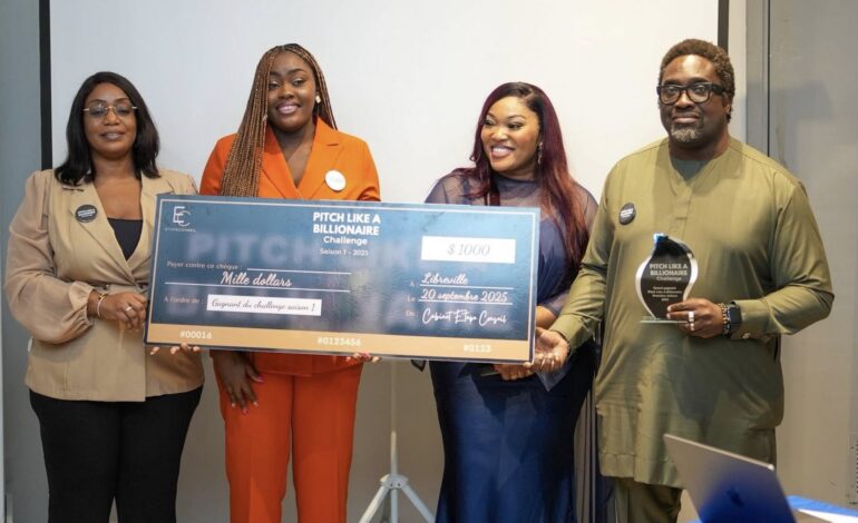 Lysianne IPOULI sacrée gagnante de la première édition 2025 du Pitch Like a Billionaire Challenge
