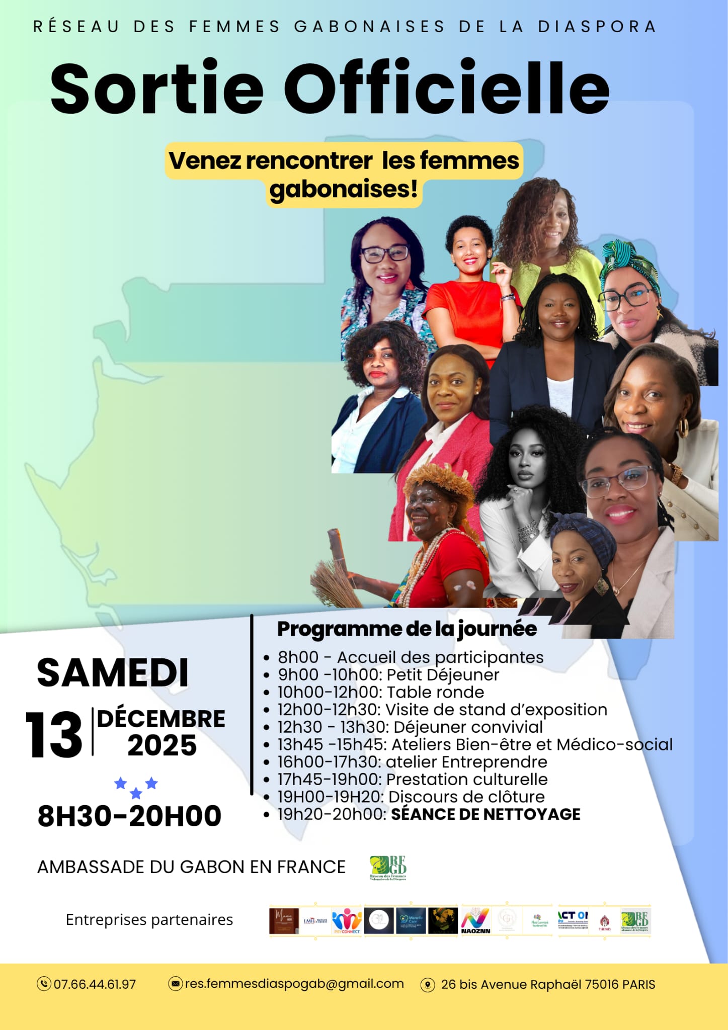 Sortie Officielle du Réseau des Femmes Gabonaises de la Diaspora : un nouvel espace de connexion, d’impact et d’excellence féminine
